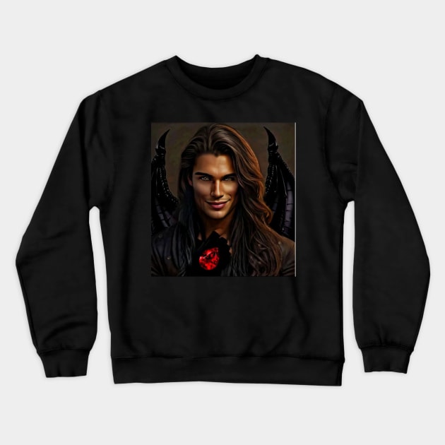 Cassian Fanart - ACOTAR SJM Crewneck Sweatshirt by harjotkaursaini